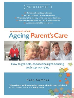 cover image of Managing Your Ageing Parent's Care